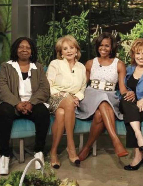 First Lady Michelle Obama wears Mimi Plange on The View!