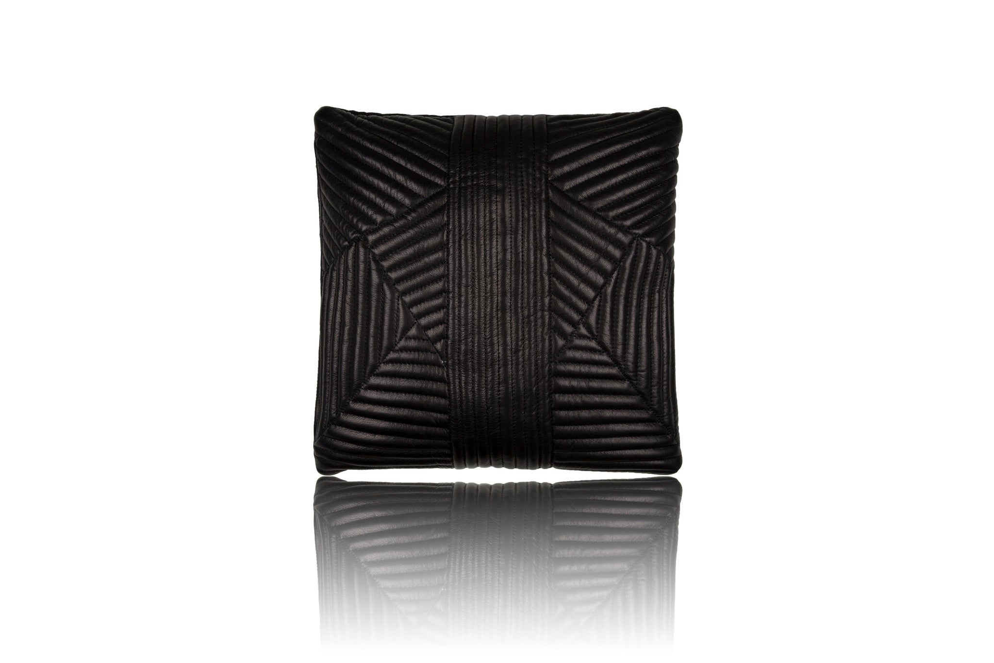 Noir Quilted Pillow - Mimi Plange