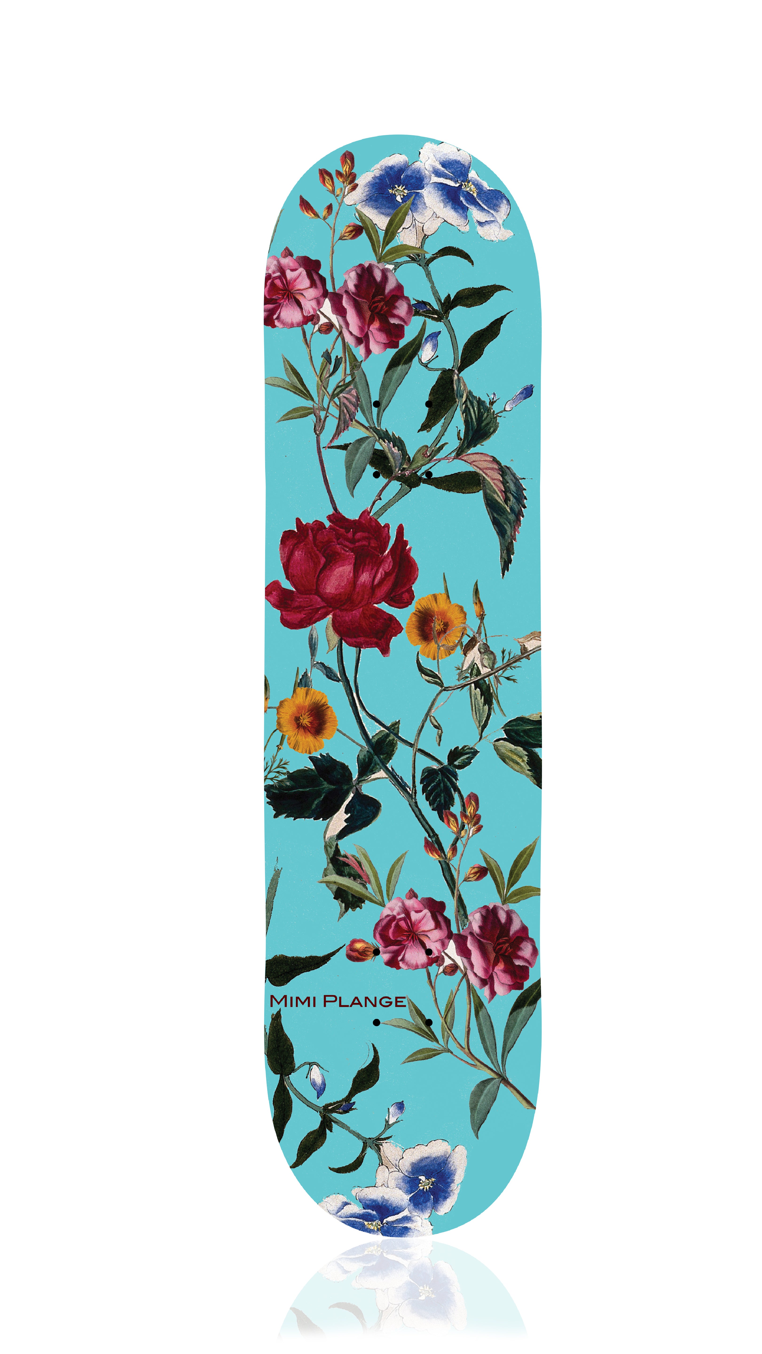Mimi Plange Floral Skate Art Deck