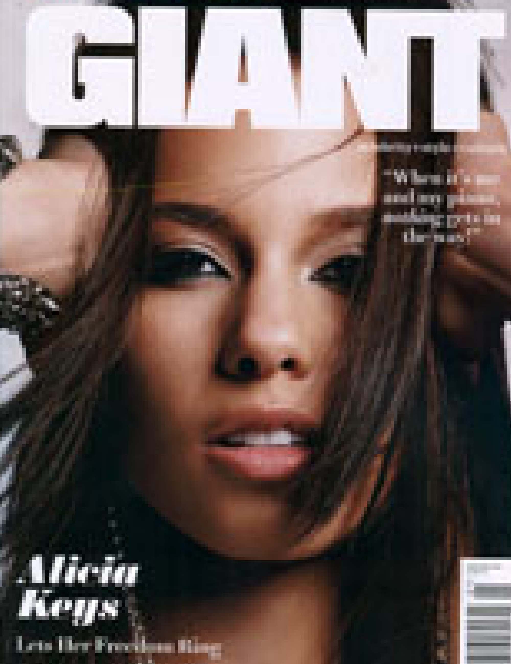 Giant Magazine features Mimi Plange fringe capelet!