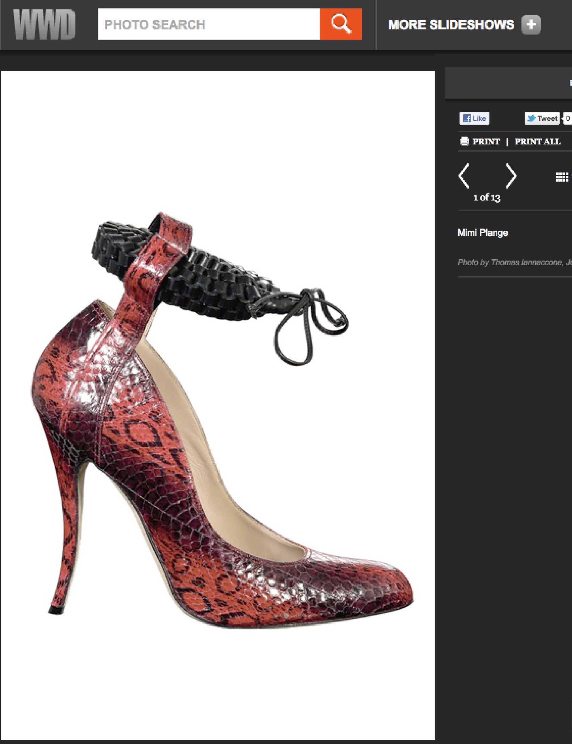 WWD.com features Manolo Blahnik x Mimi Plange!