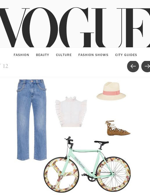 VOGUE.com features Mimi Plange limited edition Bicycle!