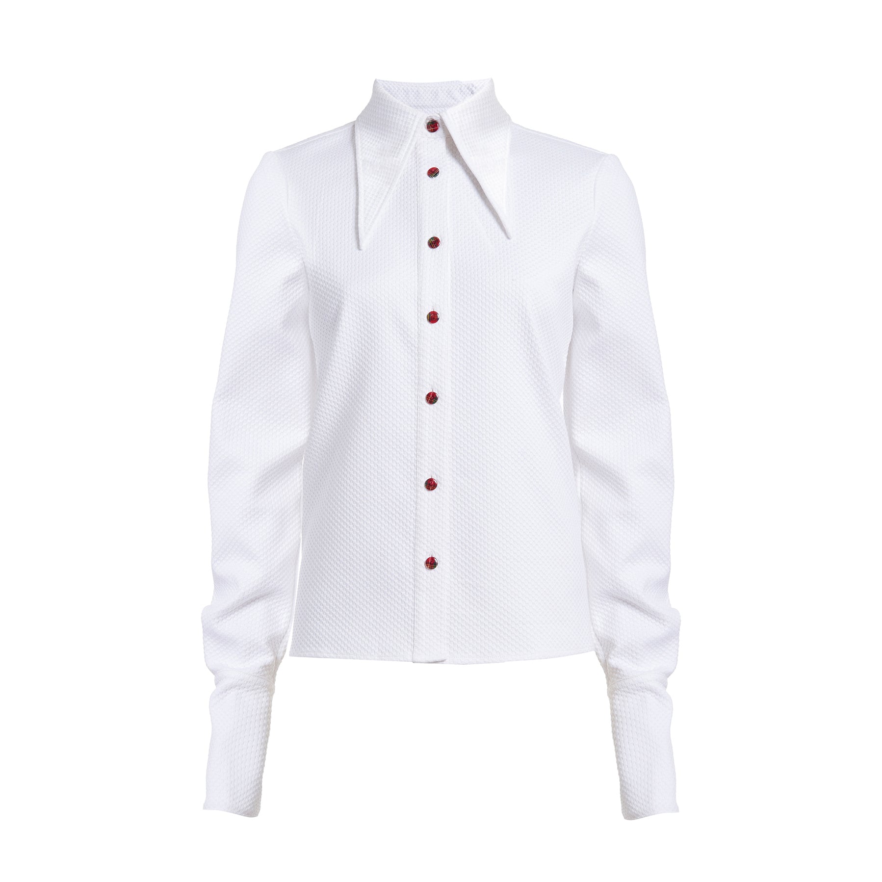 Amber, Plaid Button Shirt - Mimi Plange