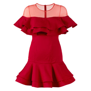 Alyx Ruffle Mini Dress - Mimi Plange