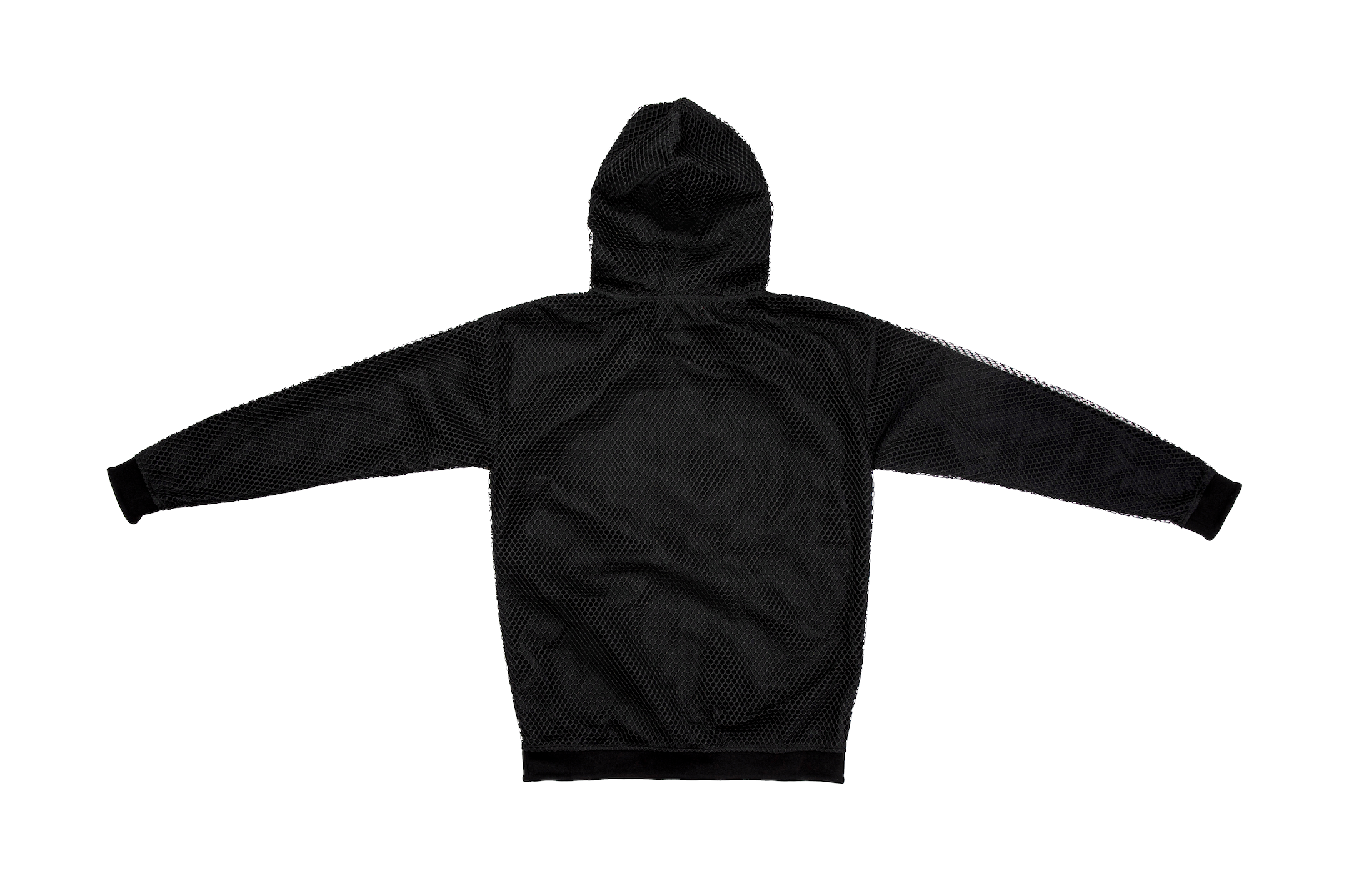 Gothic Pierced Diver Mesh Hoody - Mimi Plange