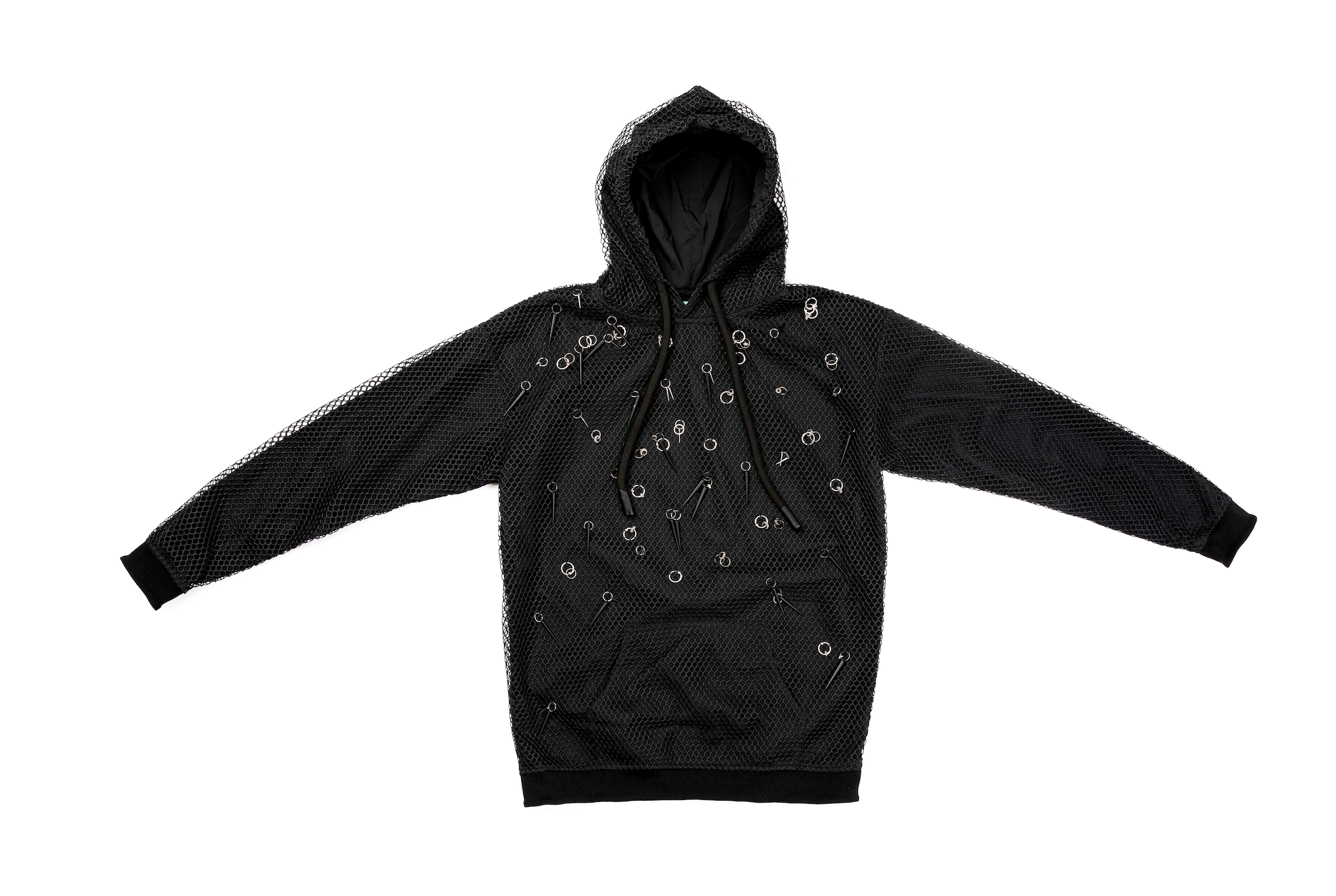 Pierced Diver Mesh Hoody - Mimi Plange